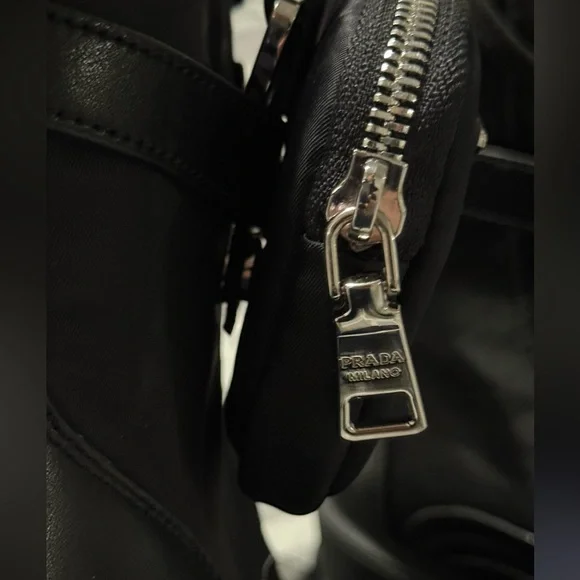 Prada Women's Black Combat Boots Monolith - Picture 2 of 12